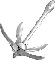 Unified Marine 50074552 Grappling Anchor (Galvanized Iron, 1.5Lb)