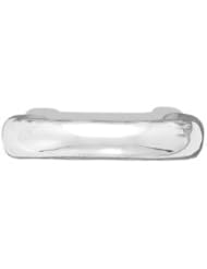 Domed Cuff Bracelet Polished Sterling Silver 13.5mm