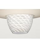 Forecast F1706MWH Quattro Pendant Glass Accessory, Marte White Glass