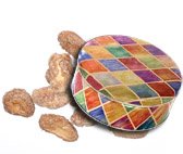 1 and 1 2 lb Bavarian Style Cinnamon Roasted Peanuts Tin - Diamonds by Catoctin Kettle Korn