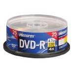 Memorex 4.7GB 4x DVD-R (25-Pack Spindle)