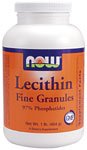 Lecithin Granules Fine by NOW Foods - (10000mg - 1 lbs. Powder)