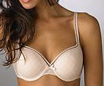Chantelle Graphie T-Shirt Bra 38B Cappuccino