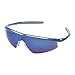 Crews Tm128b Safety Glasses,blue Mirror,scrtch-rsstnt