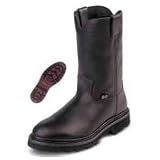 Justin Mens 10 'JOW' Work Boots - Black by Justin Boots