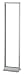 Apc 2 Post Rack (Aluminium finish) Rack Pfosten 45HE Aluminium