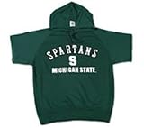 Michigan State Spartans Hooded Short Sleeve Sweatshirt