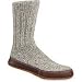 Ragg Socks - Acorn Men's Slipper Sock - xlarge - grey ragg wool