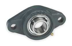 Dayton 3FCN5 Mounted Ball Bearing, Flange, 1 In Bore