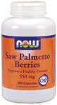 Saw Palmetto Berries by NOW Foods - Herbs (550mg - 250 Capsules)