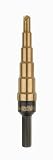 Irwin 15102 Unibit2T Titanium Nitrate Coated 3/16-Inch to 1/2-Inch by 1/4-Inch Shank Step Drill Bit