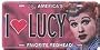 I Love Lucy License Plate