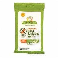 BabyGanics The Germinator Alcohol Free Hand Sanitizing Wipes, Light Citrus 20 oz