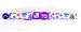 Flower Frenzy Safety Cat Collar Adj 8-12 Pur