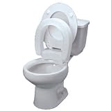 Hinged Elevating Toilet Seat -Round