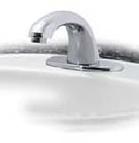 Technical Concepts Milano Polished Chrome SST Auto Faucet - w/8 Cover Plate, Center Set
