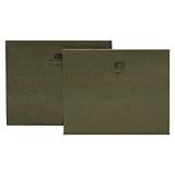 Smead 64110 Flex-i-visionhanging file folders, legal size, no tab, green, 25/box