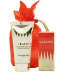 * Cabaret by Parfums Gres for Women * 2 pc Mini Set in Red Pouch (Miniature + 1.7 oz Body Lotion)