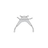 Drive Medical divided leg sling for stand assist lifts, large - 1 ea, 13262L
