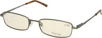 Adaptors Sun Response Tinting Readers - Model 105 (Matte Brown) - Power: +2.50