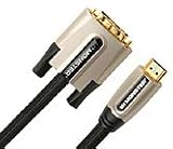 Monster Cable M1000DV HDMI to DVI Cable, 2 Meters (123165)