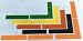 Sporting Goods : Vinyl Gym Boundary Markers (Orange)