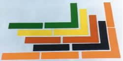 Childrens Toyshop  Sporting Goods : Vinyl Gym Boundary Markers (Orange)
