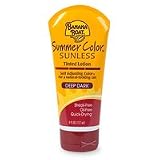 Banana Boat Summer Color Sunless Tinted Lotion, Deep Dark Skin Tone, 6-Ounce Tubes (Pack of 3)