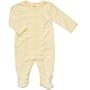 Carter's Terry Snap - Yellow White Stripe Giraffe -6M