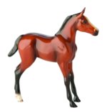 JOHN BESWICK THOROUGHBRED FOAL DARK BAY