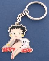 Betty Boop Sitting Keychain