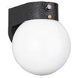 Sea Gull Lighting Black Polycarbonate Outdoor Wall Sconce