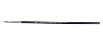 Charles Leonard Inc. Water Color Brushes with Pointed Rounds, # 3, 0.50 Inch Camel Hair, Black Handle, 1 Dozen (73503)