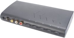 S-Video Audio and Composite Video Selector Switch 5-In 2-Out