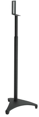 Sanus Systems EF-SATB Euro Foundations Adjustable Satellite Speaker Stands, Black (Pair)