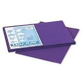 Tru-Ray Construction Paper, 100% Sulphite, 12 x 18, Purple, 50 Sheets (PAC103051) Category: Electric Punches