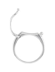 Sterling Silver Add a Charm Clasp Ring- Size 7