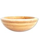 Bamboo Sink Bowl With Tapered Rim