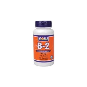 Now Foods B-2, 100 Caps, 100 Mg