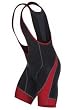 Astek Mens Cycling Premium 14 Panel Padded Bike Red Bib Shorts - Large