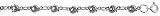 Sterling Silver tiny Dolphin Pendant Bracelet, 1/4 (7mm) wide