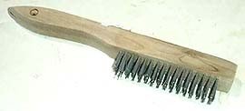 10 Wire Brush - Shoe Handle