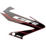 02-07 HONDA CR250: FACTORY EFFEX OEM GRAPHICS 04 HONDA (BLACK) by Factory Effex