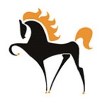 BLACK STALLION Temporary Tattoo 2x2