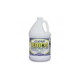  Clear Disinfectant, 1 Gallon, Lemon Fragrance