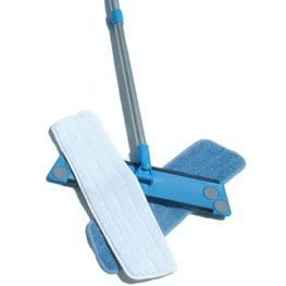 Simplee Cleen Microfiber Household Swivel Mop Kit with Two Microfiber Pads