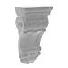 Large closed fluted corbel - Cherry