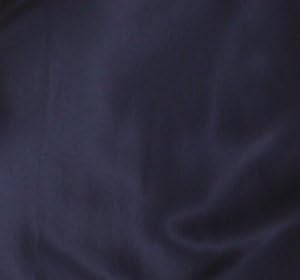 Gold and Ivory dual colour Lace Long Silk Nightdress by Silk Cocoon Dark Blue Medium