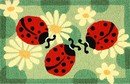 Washable Ladybugs Indoor/Outdoor Rug