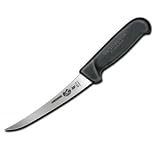 Victorinox Kitchen Cutlery Boning, Curved, Semi-Stiff, Black Fibrox, 6 in.